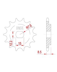 Front sprocket 10 teeth