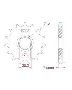 Front sprocket 10 teeth