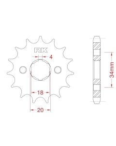 Front sprocket 11 teeth