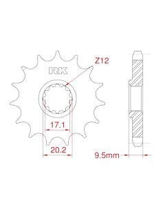 Front sprocket 11 teeth