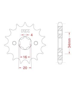 Front sprocket 10 teeth