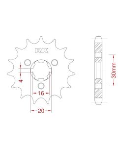 Front sprocket 14 teeth