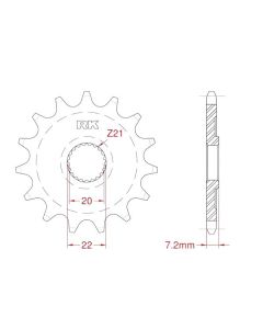 Front sprocket 12 teeth