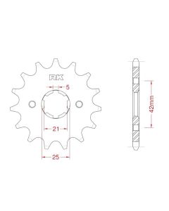 Front sprocket 18 teeth