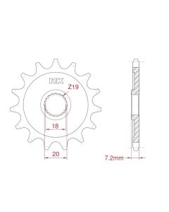 Front sprocket 11 teeth