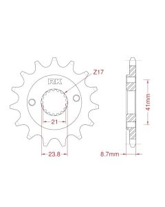 Front sprocket 14 teeth