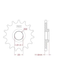 Front sprocket 13 teeth