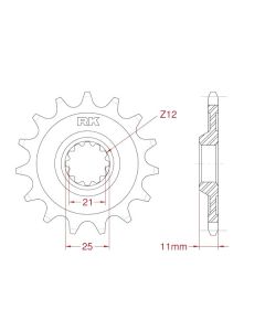 Front sprocket 13 teeth