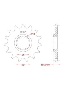 Front sprocket 14 teeth