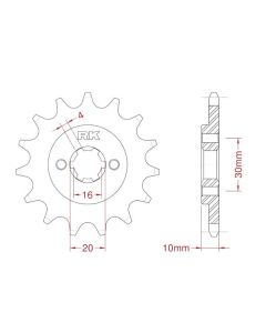 Front sprocket 12 teeth