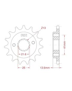 Front sprocket 14 teeth