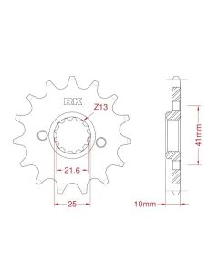 Front sprocket 14 teeth