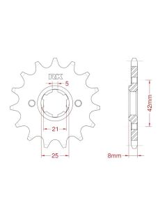 Front sprocket 13 teeth