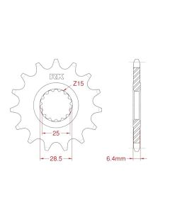 Front sprocket 13 teeth