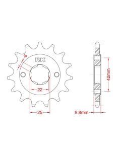 Front sprocket 15 teeth