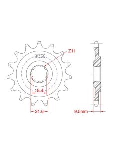 Front sprocket 14 teeth