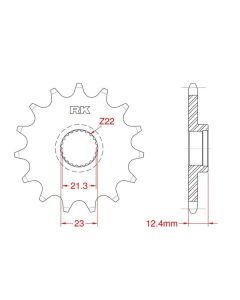 Front sprocket 14 teeth