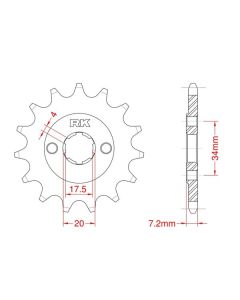 Front sprocket 13 teeth