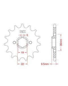 Front sprocket 12 teeth