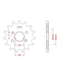 Front sprocket 15 teeth