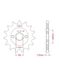 Front sprocket 12 teeth