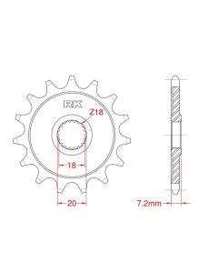 Front sprocket 10 teeth