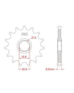 Front sprocket 14 teeth