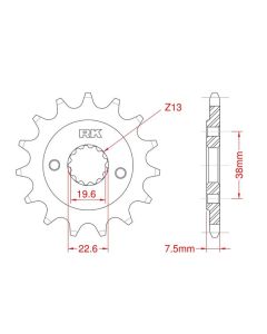 Front sprocket 14 teeth