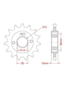 Front sprocket 13 teeth