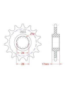 Front sprocket 13 teeth