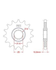 Front sprocket 14 teeth