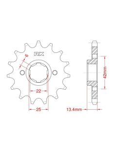 Front sprocket 15 teeth