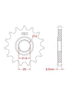 Front sprocket 14 teeth