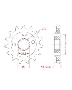 Front sprocket 14 teeth