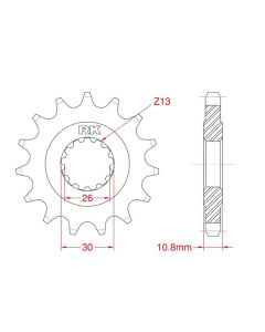 Front sprocket 14 teeth