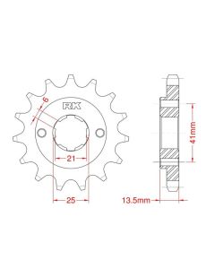 Front sprocket 14 teeth