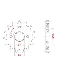 Front sprocket 14 teeth