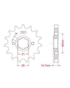 Front sprocket 14 teeth