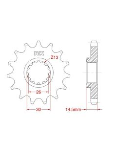 Front sprocket 18 teeth