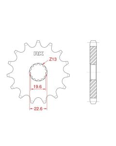 Front sprocket 15 teeth