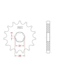 Front sprocket 13 teeth