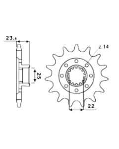 Front sprocket 15 teeth