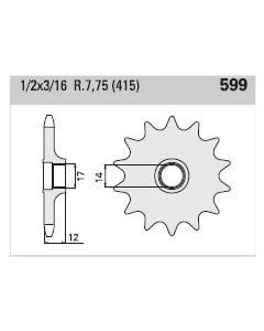 Front sprocket 12 teeth