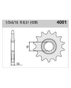 Front sprocket 12 teeth