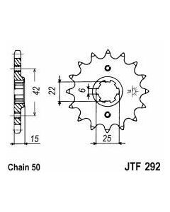 Front sprocket 16 teeth