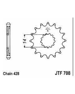 Front sprocket 13 teeth