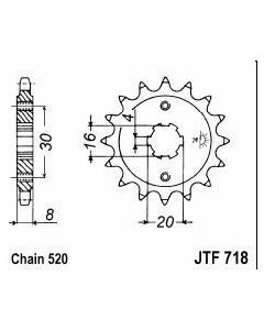 Front sprocket 12 teeth