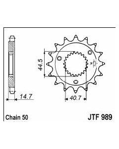 Front sprocket 21 teeth