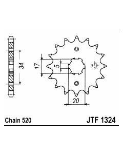 Front sprocket 12 teeth