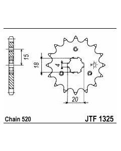 Front sprocket 11 teeth